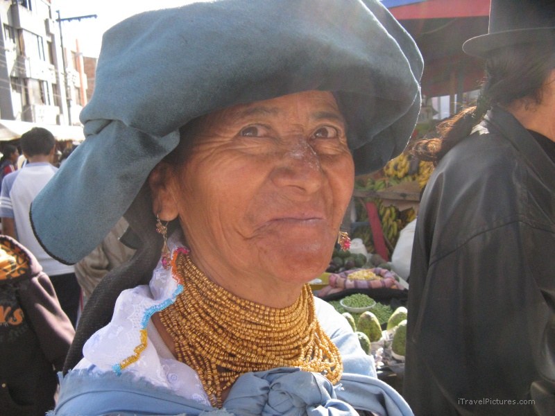 Otavalo woman market
