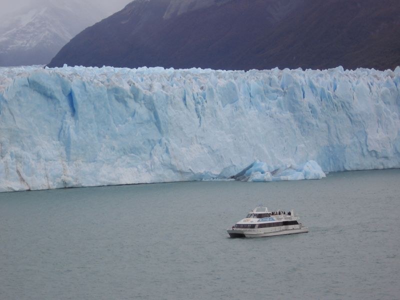 Perito Moreno glacier boat lake