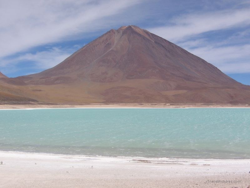 Laguna Verde lake volcano