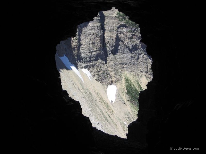 Waterton national park hole cave
