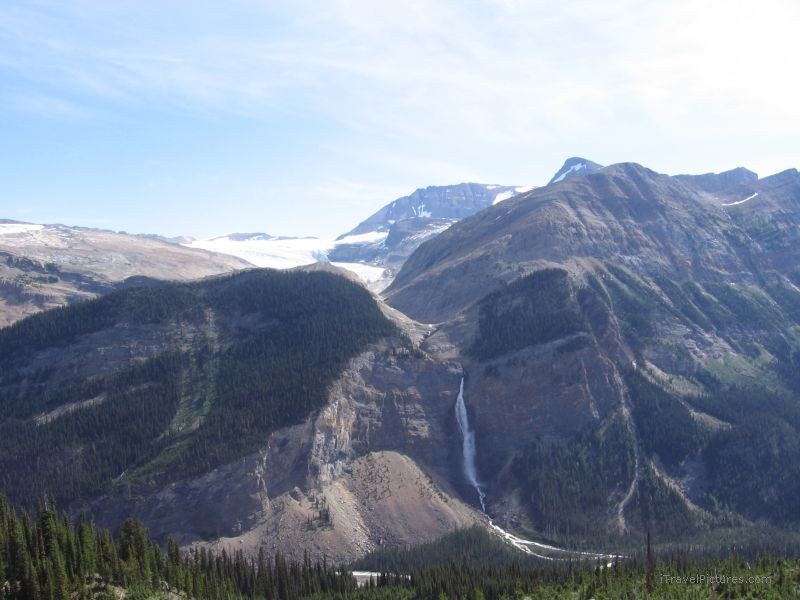 Yoho national park takakkaw waterfall valley iceline