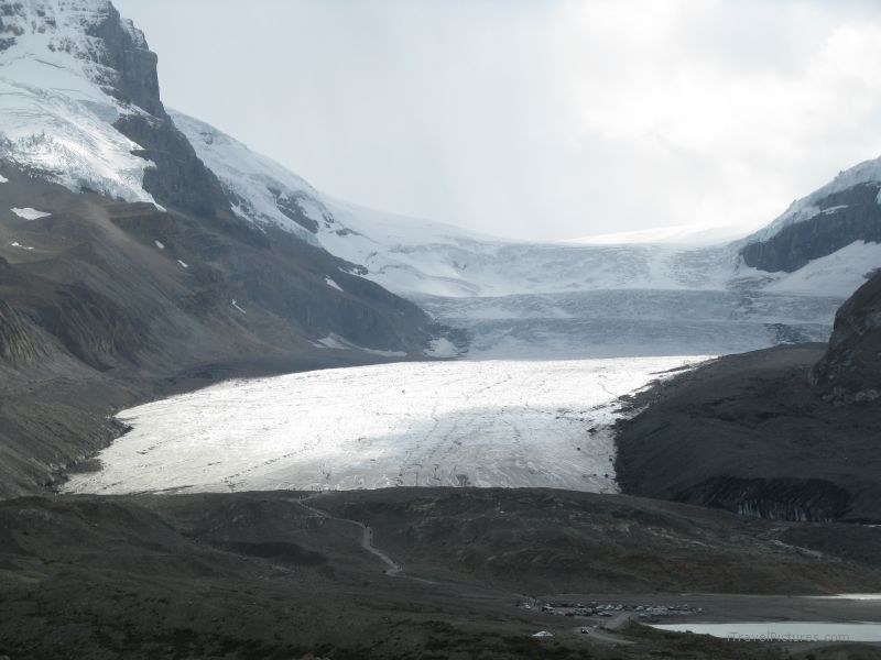 Banff national park Athabasca glacier
