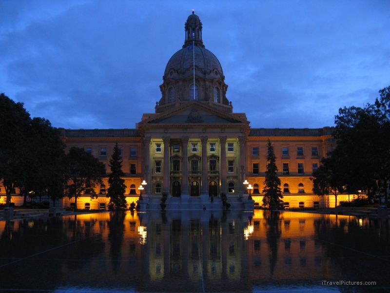 Edmonton Legislature buildings government reflection