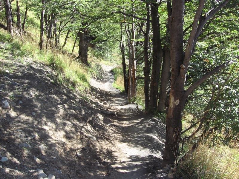 Torres del Paine national park trail path