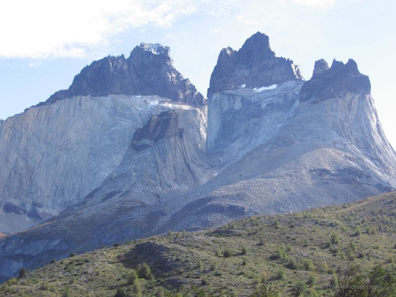 Torres del Paine national park mountain Los Cuernos