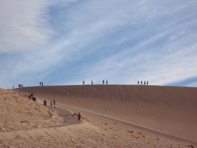 San Pedro de Atacama Valle de la luna desert sand