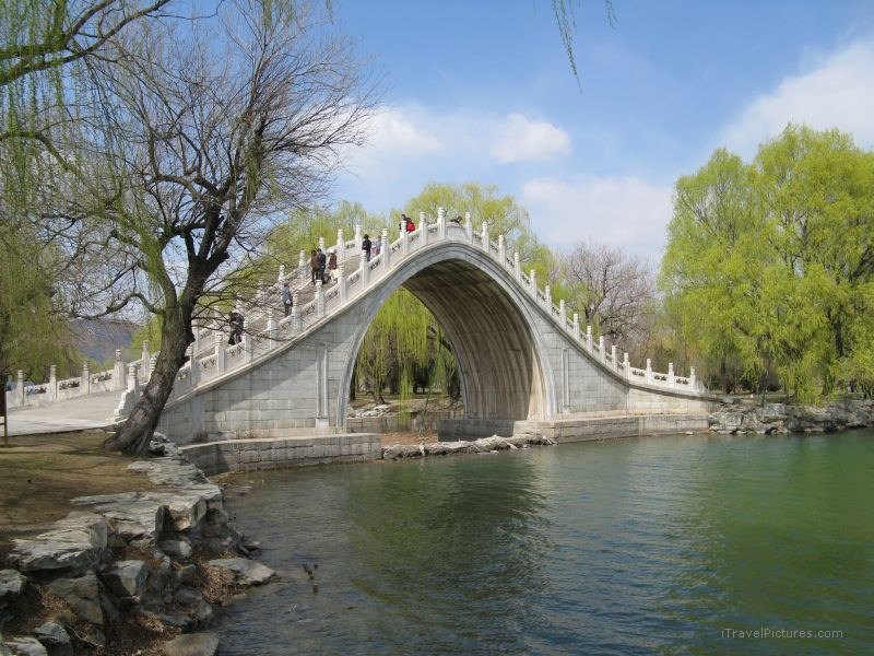 Summer Palace bridge lake