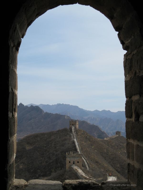 great wall of china jinshanling tower towers view