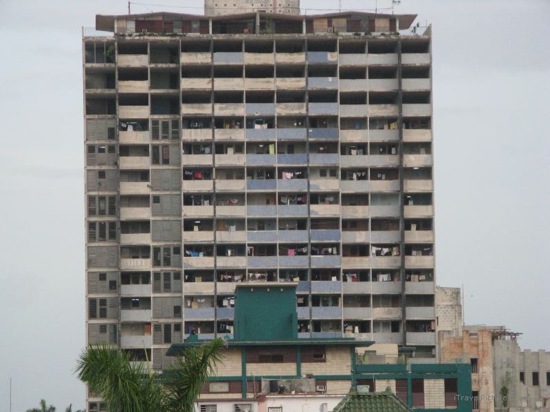 Vedado apartment building havana