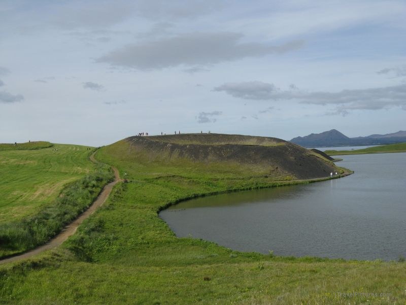 Myvatyn Skutustaoir crater lake