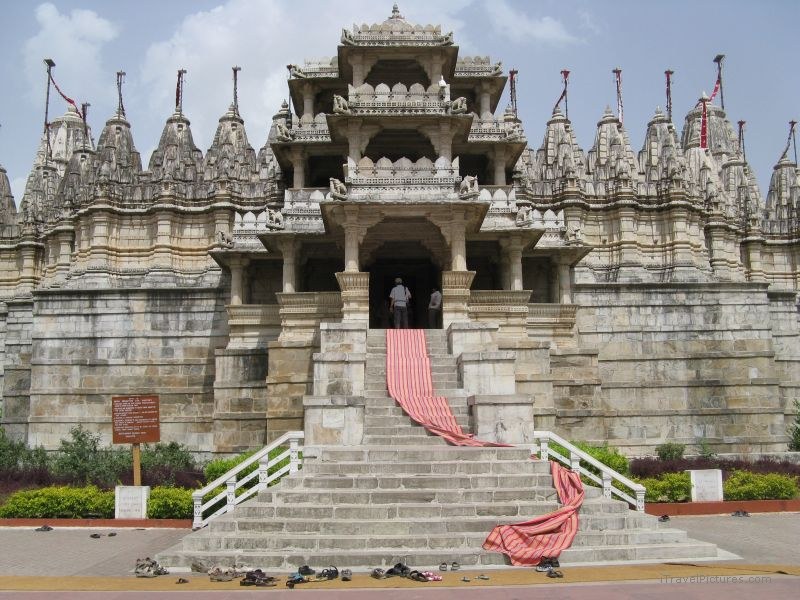 Ranakpur Jain temple marble stair stairs