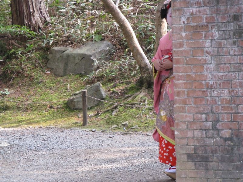Kyoto woman Nanzen-ji aqueduct traditional