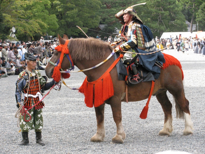 orse Jidai Matsuri parade kyoto October 22 riding traditional