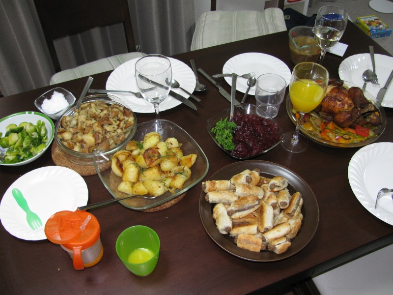 ritish christmas dinner