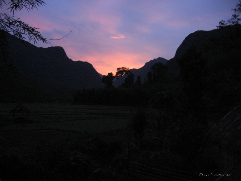 Ba Na sunset