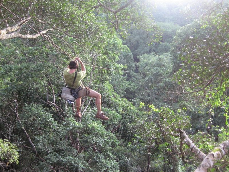 Gibbon Experience zipline Bokeo Nature Reserve