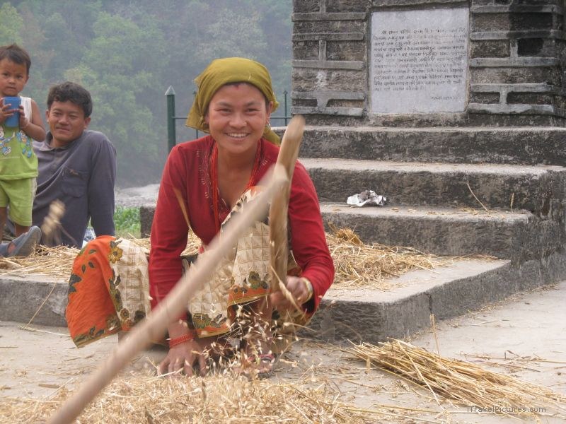Kimtangfeda grain grains working smile smiling