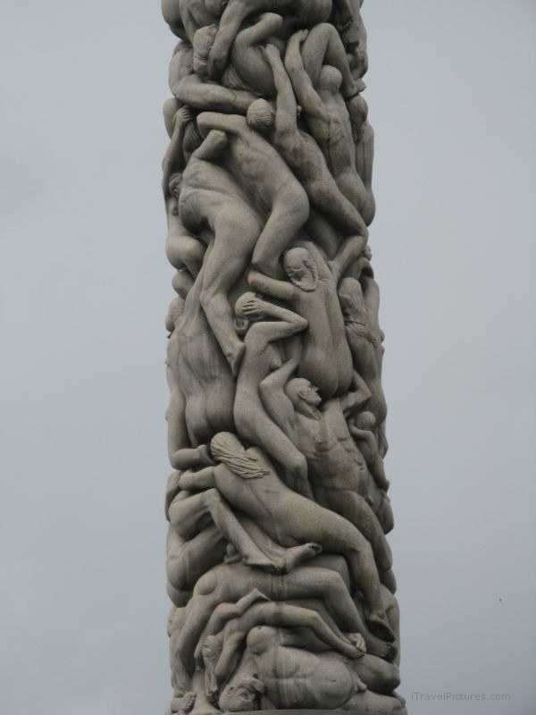 Vigeland statue park naked statues monument