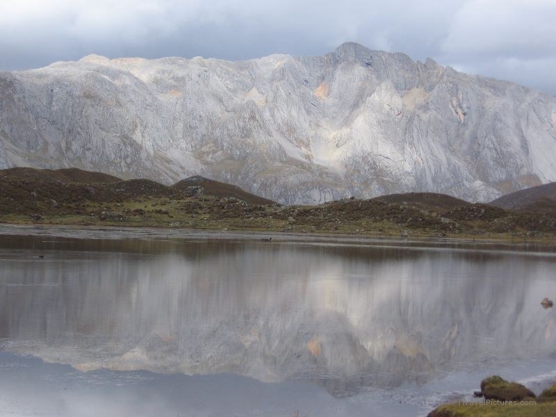 lake mountain reflection