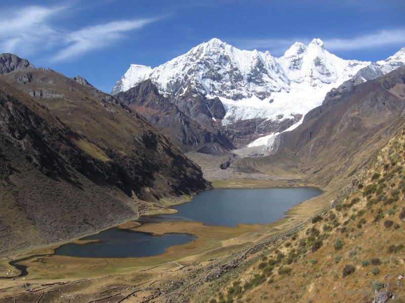 campsite lake lakes mountain mountains Huayhuash