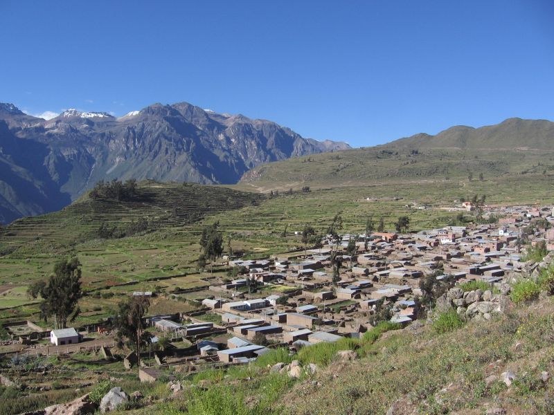 Cabanaconde town colca