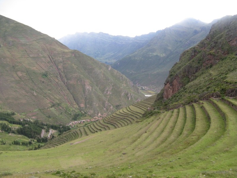 Pisac valley terrace terraces