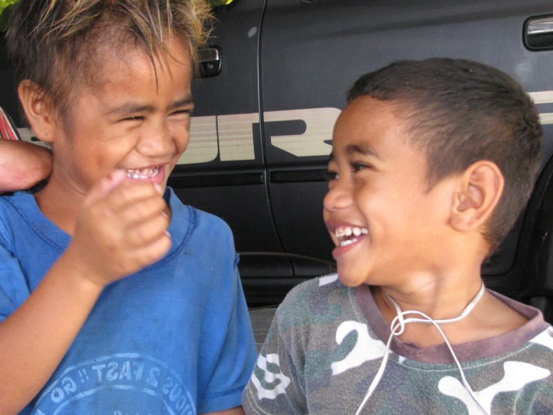 aughing boys