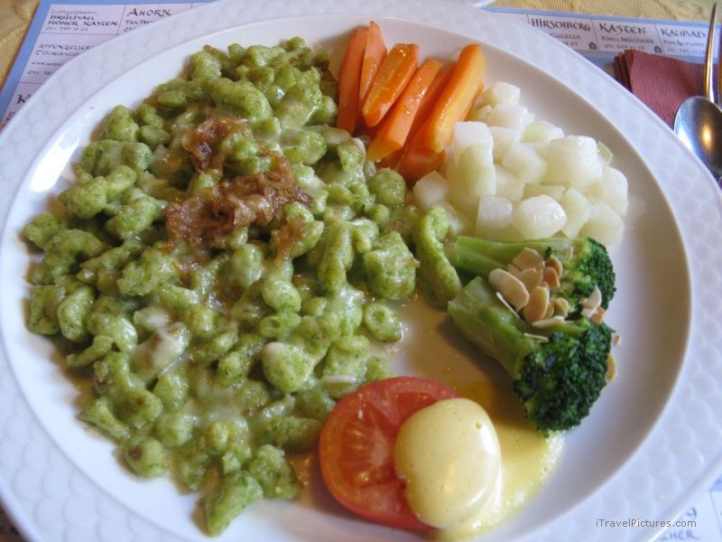 Seealpsee food Berghasthaus Forelle plate