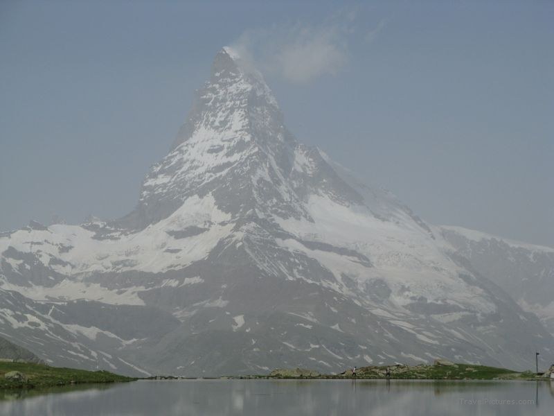 Matterhorn Stellisee lake mountain