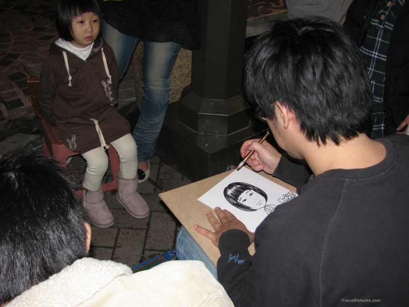 rtist drawing Inga