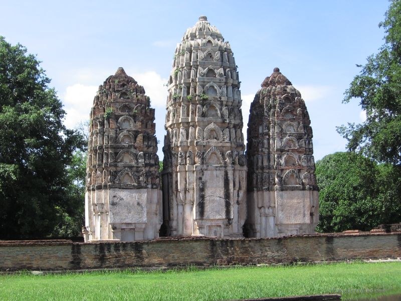 Sukhothai Wat temple