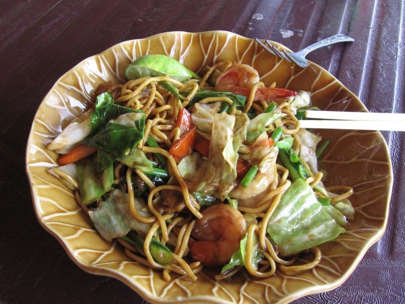 food stir-fry noodle noodles shrimp