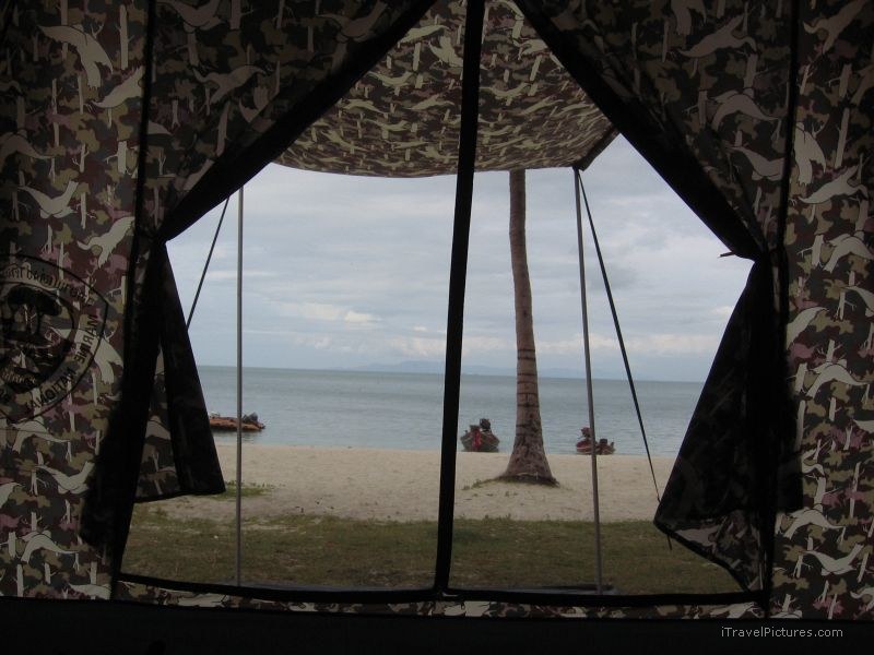 Ko Wat Ta Lap tent camping beach